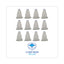 Mop Head, Lie-flat Head, Rayon Fiber, 24oz, White, 12/carton