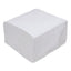 Dinner Napkin, 1-ply, 17 X 17, White, 250/pack, 12 Packs/carton