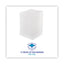 1/4-fold Lunch Napkins, 1-ply, 12" X 12", White, 6000/carton