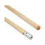 Lie-flat Screw-in Mop Handle, Lacquered Wood, 1.13" Dia X 60", Natural