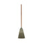 Warehouse Broom, Yucca Corn Fiber Bristles, 56" Overalll Length, Natural, 12/carton