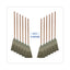 Warehouse Broom, Yucca Corn Fiber Bristles, 56" Overalll Length, Natural, 12/carton