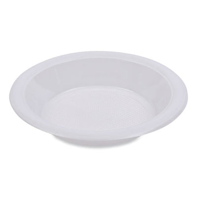 Hi-impact Plastic Dinnerware, Bowl, 10 To 12 Oz, White, 1,000/carton