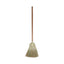 Corn/fiber Brooms, Corn/synthetic Fiber Bristles, 60" Overall Length, Gray/natural, 6/carton
