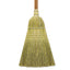 Corn/fiber Brooms, Corn/yucca Bristles, 53.5" Overall Length, Natural, 6/carton