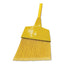 Corn Fiber Angled-head Lobby Brooms, 55" Handle, Yellow, 12/carton