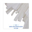 Nonwoven Cut End Edge Mop, Rayon/polyester, #20, White, 12/carton