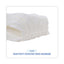 Nonwoven Cut End Edge Mop, Rayon/polyester, #24, White, 12/carton