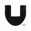 Commode Mat 2.0, Absorbant, Rubber, 22 X 22, Black, 6/carton