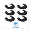 Commode Mat 2.0, Absorbant, Rubber, 22 X 22, Black, 6/carton