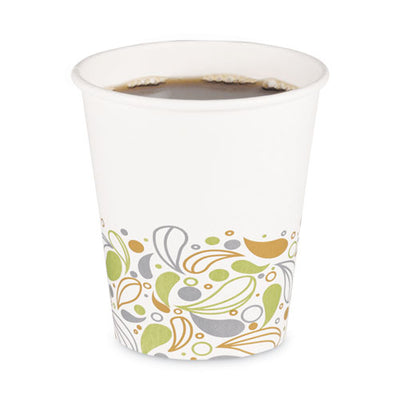 Deerfield Printed Paper Hot Cups, 10 Oz, 50 Cups/sleeve, 20 Sleeves/carton