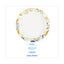 Deerfield Printed Paper Plates, 9" Dia, Coated/soak Proof, Multicolor, 125/pack, 8 Packs/carton