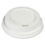 Deerfield Hot Cup Lids, Fits 10 Oz To 20 Oz Cups, White, Plastic, 50/pack, 20 Packs/carton