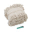 Flash Forty Disposable Dustmop, Cotton, 5", Natural