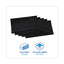 Linear Low Density Industrial Can Liners, 45 Gal, 1.7 Mil, 40 X 46, Black, 100/carton