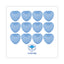 Gem Urinal Screens, Cotton Blossom Scent, Blue, 12/box