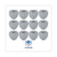 Gem Urinal Screens, Herbal Mint Scent, Green, 12/box