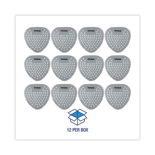 Gem Urinal Screens, Herbal Mint Scent, Green, 12/box