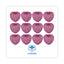 Gem Urinal Screens, Spiced Apple Scent, Red, 12/box