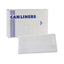 High Density Industrial Can Liners Flat Pack, 60 Gal, 13 Microns, 38 X 60, Natural, 200/carton
