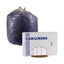 High Density Industrial Can Liners Flat Pack, 60 Gal, 13 Microns, 38 X 60, Natural, 200/carton