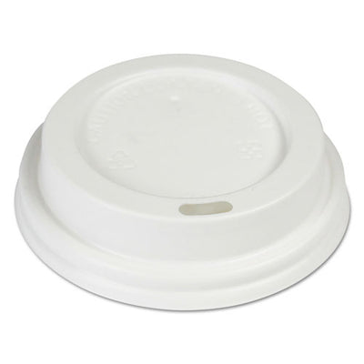 Hot Cup Lids, Fits 8 Oz Hot Cups, White, 1,000/carton