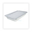 Aluminum Steam Table Pan Lids, Fits Full-size Pan, Deep,12.88 X 20.81 X 0.63, 50/carton
