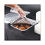 Aluminum Steam Table Pan Lids, Fits Half-size Pan, Deep, 10.5 X 12.81 X 0.63, 100/carton
