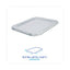 Aluminum Steam Table Pan Lids, Fits Half-size Pan, Deep, 10.5 X 12.81 X 0.63, 100/carton