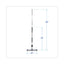 Microfiber Cleaning Kit, 18" Wide Blue/green Microfiber Head, 35" To 60" Gray Aluminum Handle
