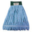 Microfiber Looped-end Wet Mop Heads, Medium, Blue, 12/carton, 12/carton