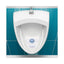 Urinal Screen With Non-para Cleaner Block, Green Apple Scent, 3.25 Oz, Blue/white, 12/box