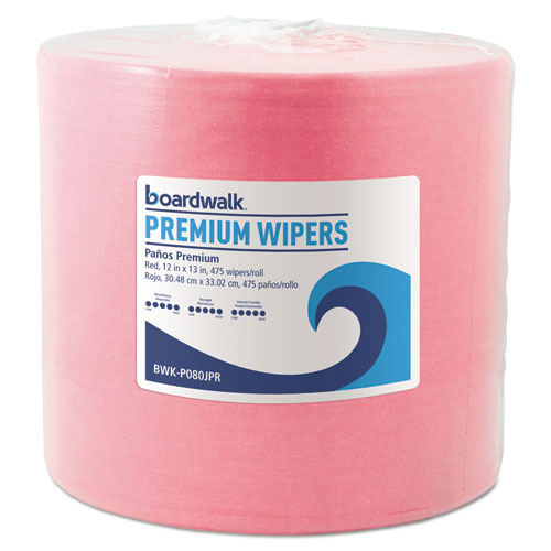 Hydrospun Wipers, 10 X 13, White, 1,100/roll