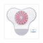 Urinal Screen With Para Deodorizer Block, Cherry Scent, 3 Oz, Red/white, 12/box