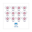 Urinal Screen With Para Deodorizer Block, Cherry Scent, 3 Oz, Red/white, 12/box