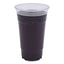 Clear Plastic Cold Cups, 24 Oz, Pet, 50 Cups/sleeve, 12 Sleeves/carton