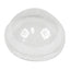 Pet Cold Cup Dome Lids, Fits 12 Oz To 24 Oz Plastic Cups, Clear, 100 Lids/sleeve, 10 Sleeves/carton