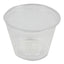 Souffle/portion Cups, 1 Oz, Polypropylene, Clear, 20 Cups/sleeve, 125 Sleeves/carton