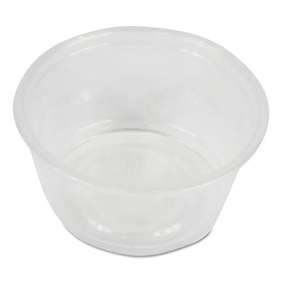 Souffle/portion Cups, 2 Oz, Polypropylene, Clear, 20 Cups/sleeve, 125 Sleeves/carton