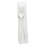 Mediumweight Wrapped Polypropylene Cutlery, Spork, White, 1,000/carton