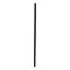 Single-tube Stir-straws, 5.25", Polypropylene, Black, 1,000/pack, 10 Packs/carton