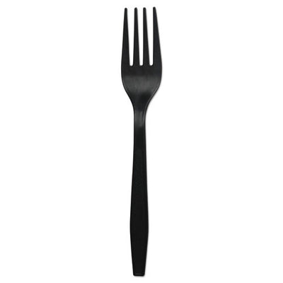 Heavyweight Polypropylene Cutlery, Teaspoon, White, 1000/carton