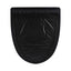 Urinal Mat 2.0, Rubber, 17.5 X 20, Black/white, 6/carton