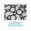Urinal Mat 2.0, Rubber, 17.5 X 20, Black/white, 6/carton