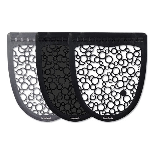 Urinal Mat 2.0, Rubber, 17.5 X 20, Black/white, 6/carton