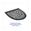 Urinal Mat 2.0, Rubber, 17.5 X 20, Black/white, 6/carton