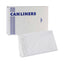 Linear Low Density Industrial Can Liners, 30 Gal, 0.9 Mil, 30 X 36, White, 100/carton