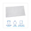Linear Low Density Industrial Can Liners, 45 Gal, 0.9 Mil, 40 X 46, White, 100/carton