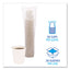 Paper Hot Cups, 10 Oz, White, 20 Cups/sleeve, 50 Sleeves/carton