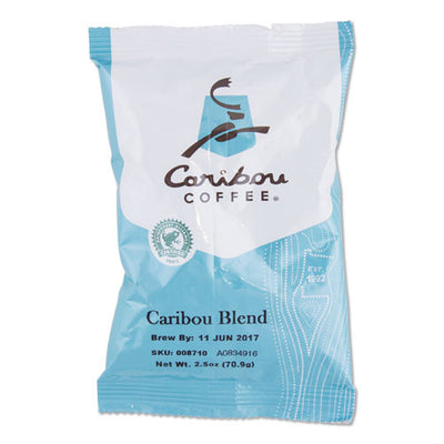 Caribou Blend Ground Coffee, 2.5 Oz, 18/carton